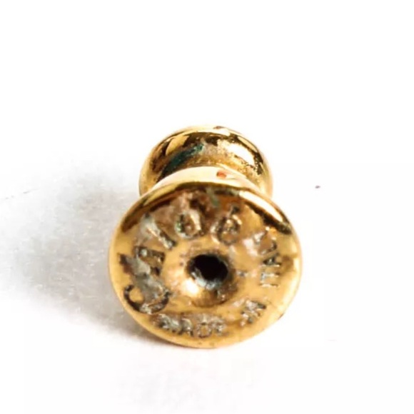 Gold Tone Long Abstract Female Figure Medallion Dangle Hoop Earrings 2018 - Picture 5 of 5